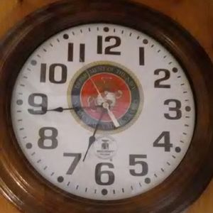 United States Marine wall clock